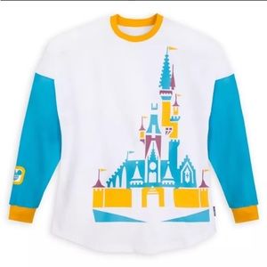 DISNEY NWT Cinderella Castle Spirit Jersey Walt Disney World 50th Vault